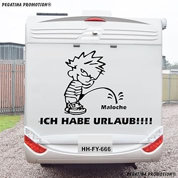 Piss Auf Maloche Ich Habe Urlaub Aufkleber Ca 60x40 Cm