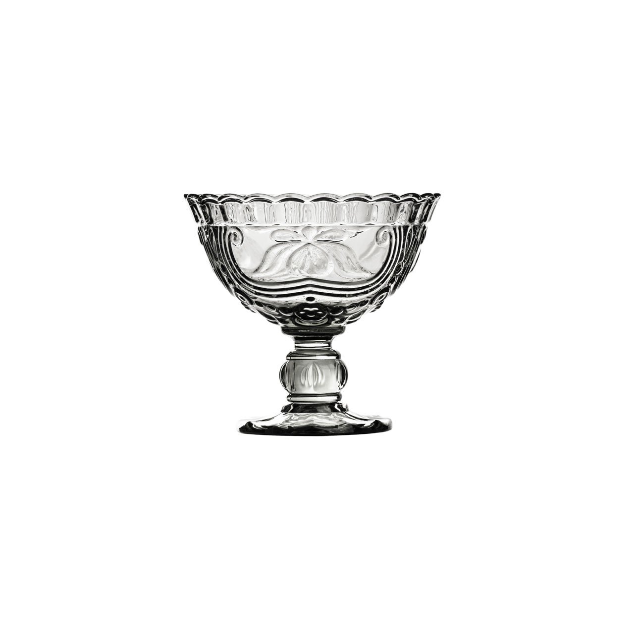 Premier Housewares Imperial Sundae Dish, Grey, 13 x 13 x 12 cm