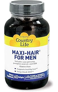 Amazon Com Country Life Maxi Hair For Men With Saw Palmetto