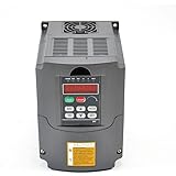 CNC 1.5KW 1500w 7A 220V 2HP Variable Frequency Drive Professional Inverter VFD for Spindle Motor Speed Control
