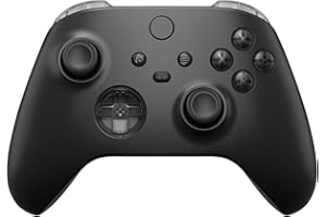 eXtremeRate Replacement Buttons for Xbox Series X & S Controller, Clear Black Custom Accessories Bumpers Trigers Dpad ABXY St