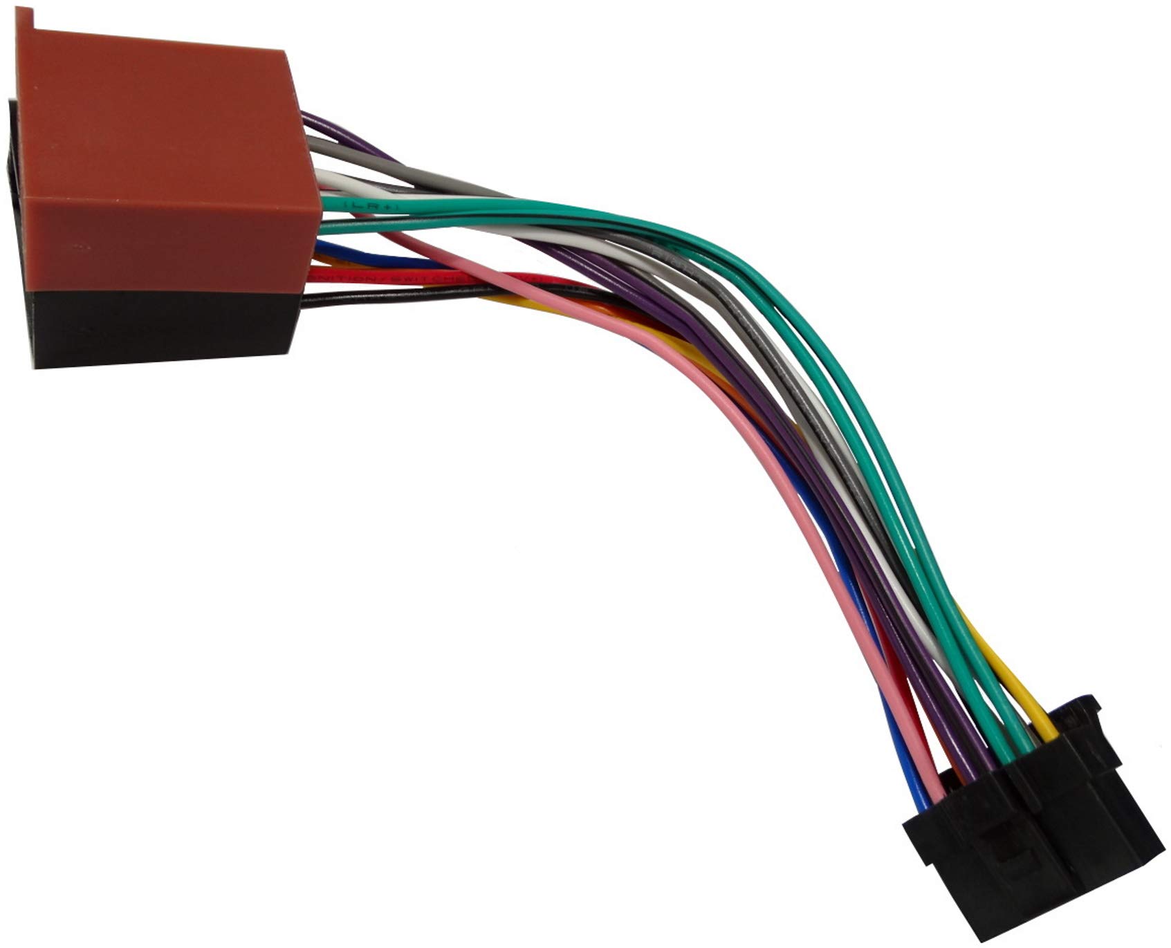 Aerzetix-Aa1 Adapter Cable Converter ISO Radio Cable Radio Adapter Jack ISO Cable Lead for Alpine CDA 7873 Back Plate R CDA 7876 RB CDA 7893 R CDA 7894 RB CDA 9807 CDA 9812 RB CDA 9812 RR CDA 9815 CDA 9833 9853 R CDA WMA or CDA 9855 CDA 105Ri CDA 9885 CDA 9886R CDA 9887R CDA 117Ri CDE 7854 R