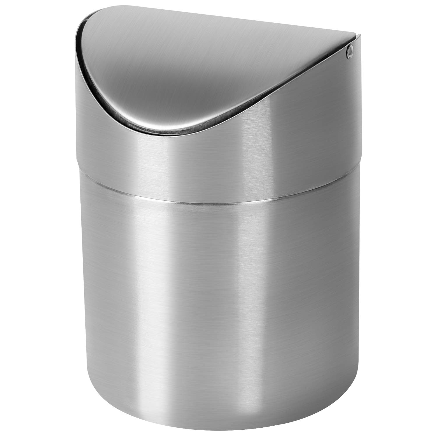 Buy TWFRIC Mini Desktop Bin with Lid, T Can Small Desk Bin Indoor