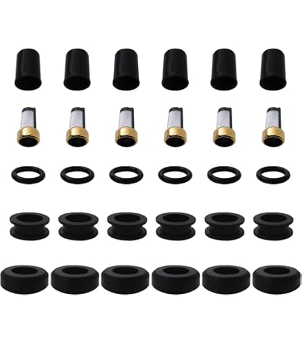 Fuel Injector Rebuild Kit O-rings Seals Filters Caps For Toyota 3.4 V6 - Foto 5