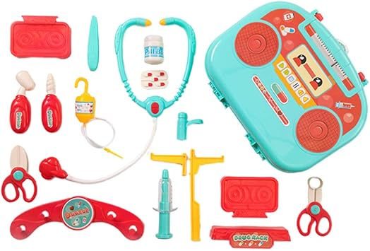 Toyandona 1 Set Kinderarzt Kit Mit Arztausrustung Koffer So Tun Als Ob Spielset Arzt Spielzeug Medizinisches Spielspielzeug Fur Kinder Kinder Amazon De Spielzeug