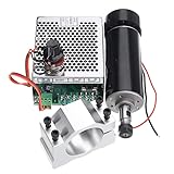 ER11 Chuck CNC 500W Spindle Motor with 52mm Clamps