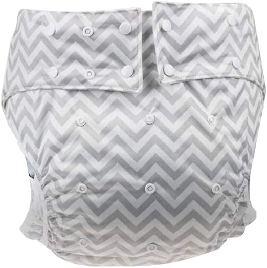 JJZXPJ Adult Cloth Diaper，Overnight Diapers Adjustable Washable Depends