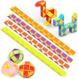WEARXI 12 Packs Magic Snake Cube Fidget Toys Party Bag Fillers 5-12