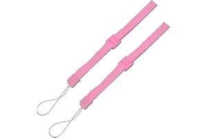 MELODY SOPHIA 2 x Pink Hand Wrist Strap Wristband for Sony PSP 1000 2000 3000 Go PS Vita PS3 Move Cameras, NDSL NDSI DS Lite DSi XL 2DS 3DS XL WiiRemote WiiU, MP3 Music Players