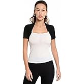 AmélieBoutik Women Short Sleeve Open Front Bolero Cropped Cardigan Shrug