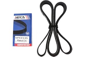 MOCA AUTOPARTS MOCA EPDM 6PK2135 Serpentine Belt Fits 04-06 for Acura MDX & 04-08 for Acura RL & 05-08 for Honda Odyssey 3.5L & for Ford F-150 05-08 5.4L & 05-06 for Mazda Tribute 3.0L 3.5L 4.6L 5.4L