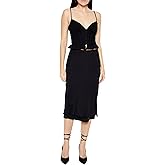 Forever 21 Womens Mesh Midi Column Skirt