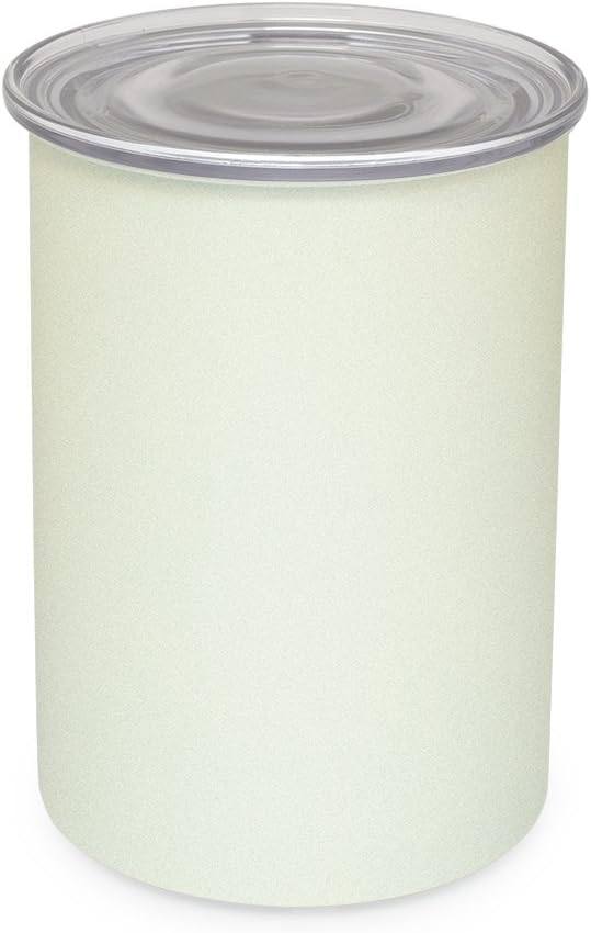 Coffee Storage Canister – Airtight Container Preserves Food Freshness – Airs Cape Steel – 64 fl. oz – Pearl by Planetary Design