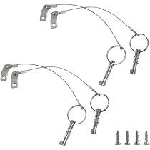 4 Pack Quick Release Pin 5/16" DiameterUsable Length 1-3/541mm W/Drop