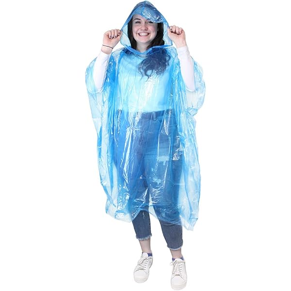 Poncho Pluie Adulte Totes Raines – Jaune, 100% EVA, Taille Unique, Neuf