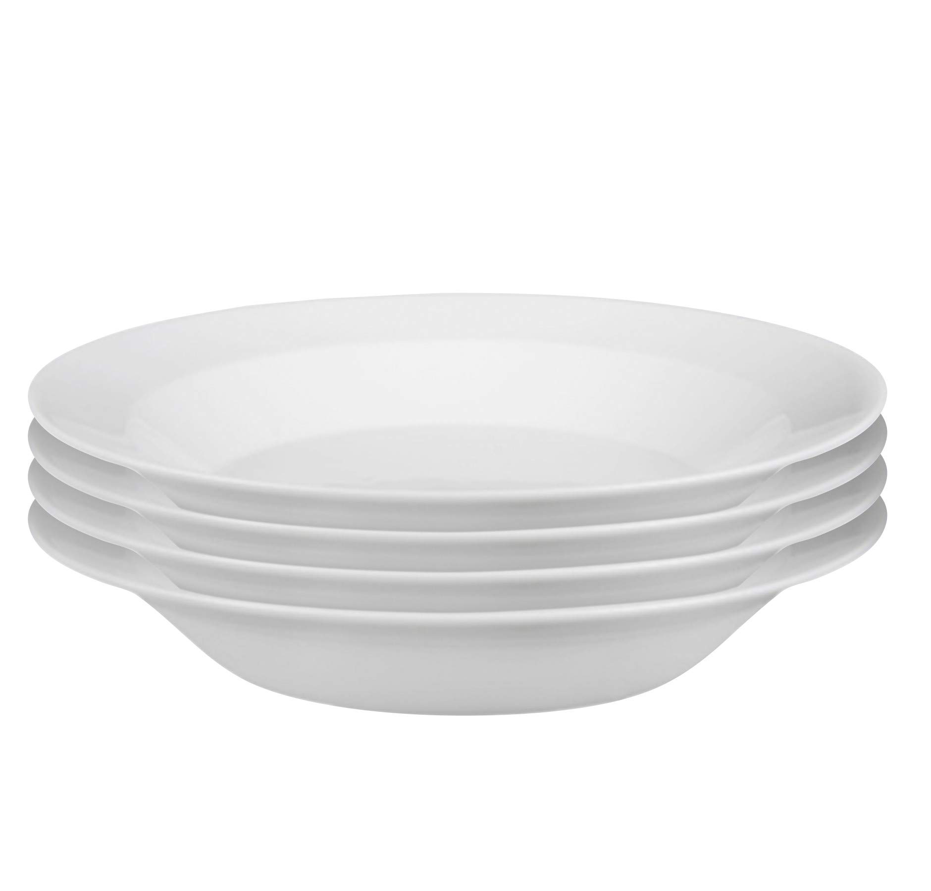 Denby James Martin Everyday 4 Piece Shallow Pasta Bowl Set, White
