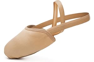 STELLE Half Soles Ballet Shoes for Women Lyrical Shoes Men Canvas Pirouette Shoes Turners Dance Shoes