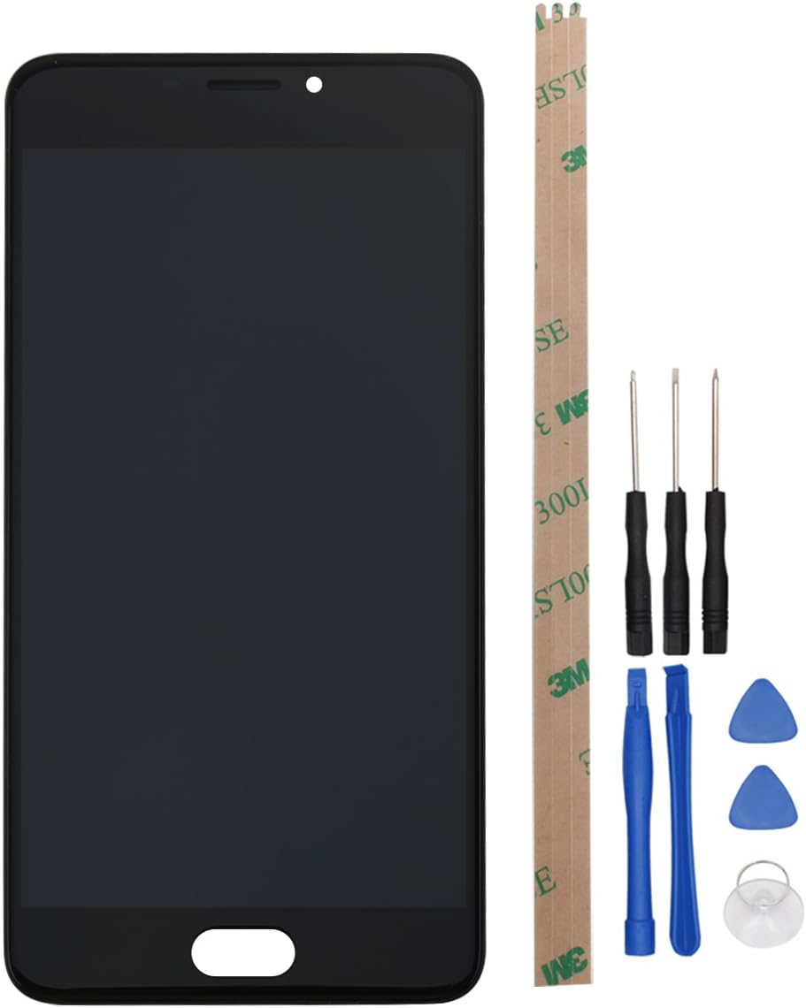 HYYT Replacement for MeiZu Note 5 LCD Digitizer New LCD Display Touch Screen Digitizer Assembly With Frame(black)