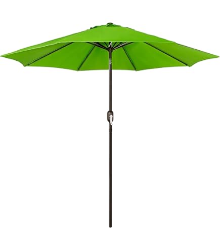 Ayge 9FT Patio Umbrella Outdoor Garden Umbrella for table Fiberglass lime