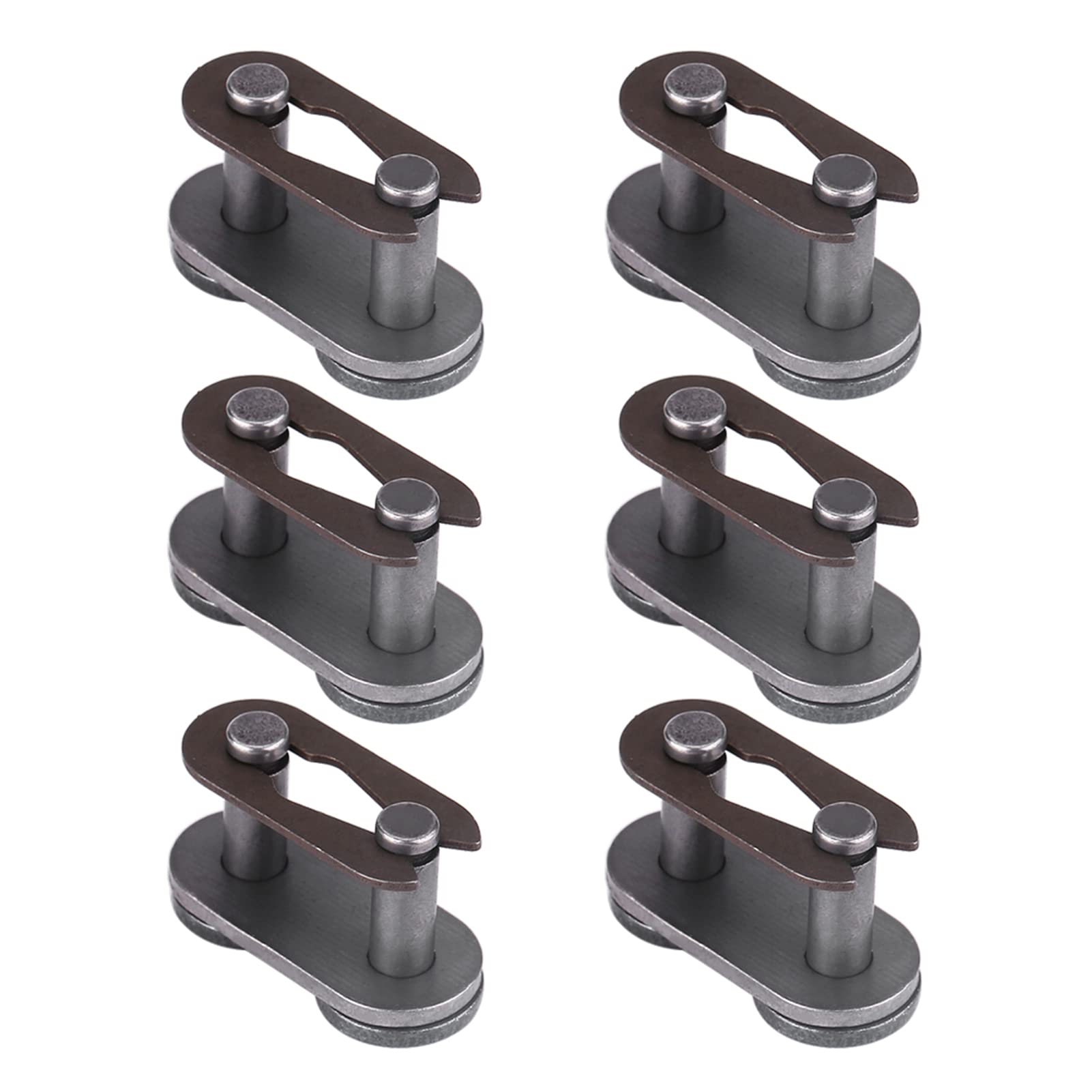 5 Set Master Link Chain, 415 Carbon Steel Master Link Polished Motorized Bike Parts for 2 Stroke Motorcycle Motorized Bike