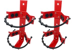 FD SUPPLY CO. Fire Extinguisher Mounting Bracket Heavy Duty Wall Mount Bracket for 2.5 lb & 5 lb Fire Extinguishers - Mount in Your Car, Boat, or Off-Road Vehicle - Fits Most Popular Brands (Pack of 2)