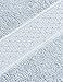 YOUNIQUE 100% Cotton Hand Towels for Bathroom (13\x 29, Set of 4, Dusty Blue)