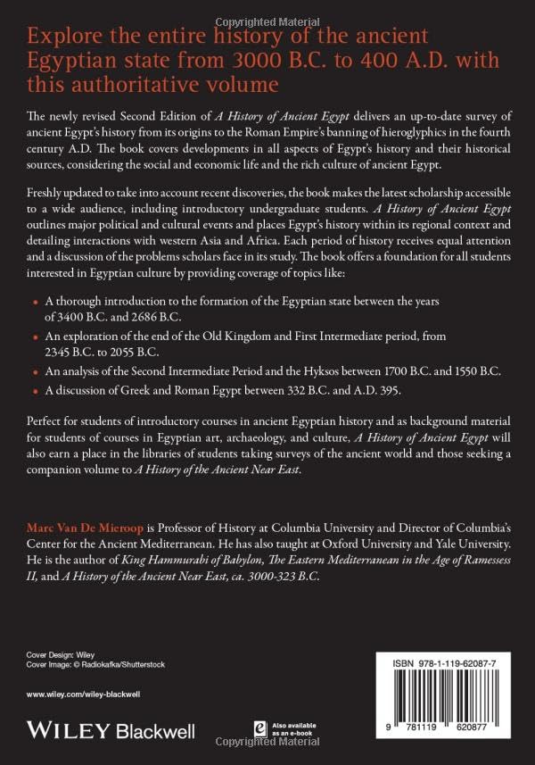 Mua A History of Ancient Egypt, 2nd Edition (Blackwell History of the ...