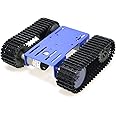 Premium Intelligent 2WD Tank Robot Chassis Platform with 2PCS DC Motors & Plastic Track, RC STEAM Science Kit Compatible with PS2, WiFi, Bluetooth for School Scientific Education, Robotic Competition