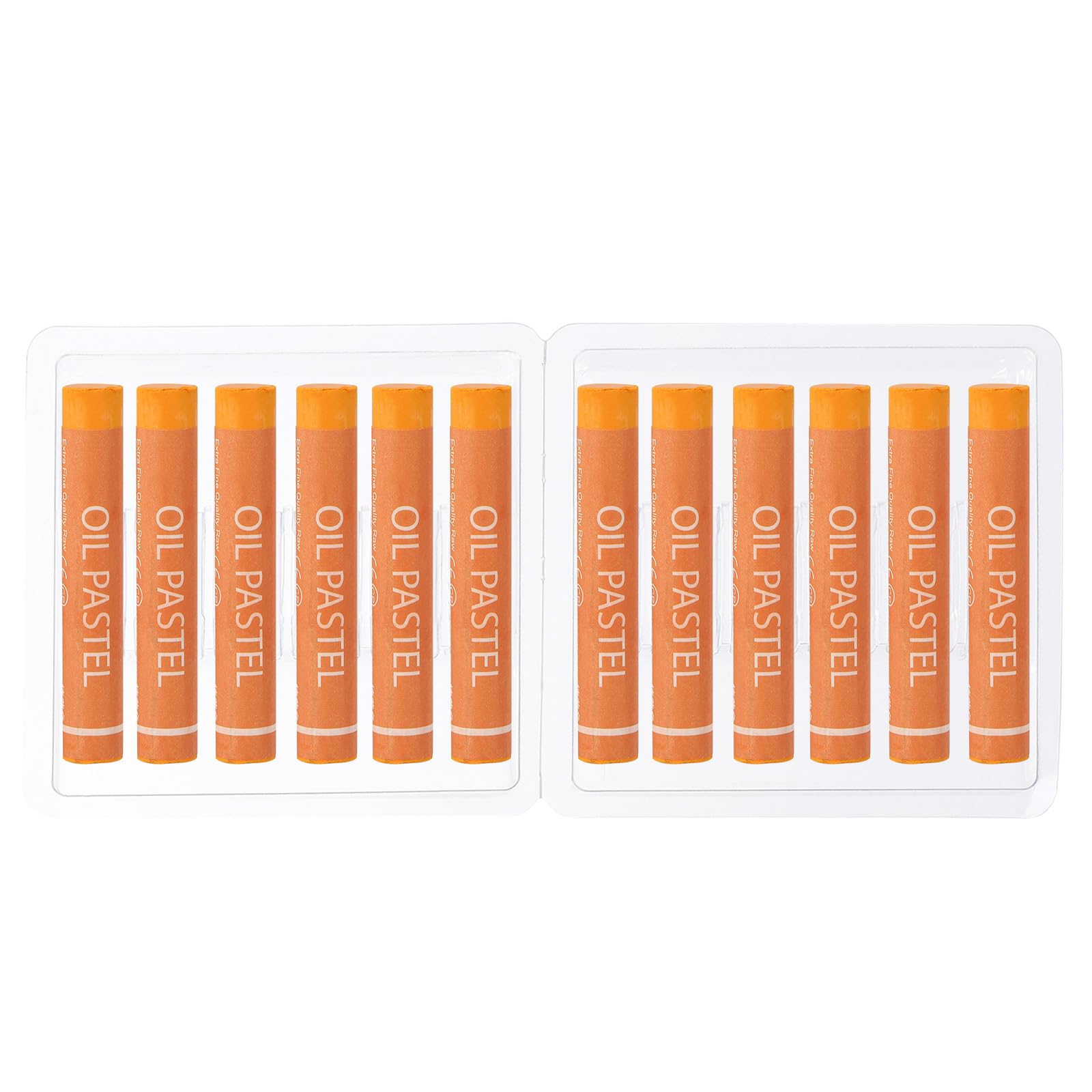 PATIKIL Light Orange Oil Pastels, 12Pcs Soft Oil Crayons Creamy Pastels Stick Art Supplies for Art Painting Drawing Blending Graffiti for Artists Beginners — image 1