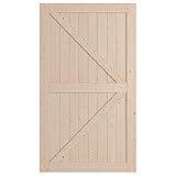 SmartStandard 48in x 84in Sliding Barn Wood Door