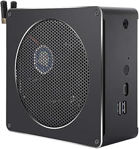 Partaker B18 DDR4 Coffee Lake 8th Gen Mini PC Intel Core I7 8750H DDR4 RAM NGFF SSD Intel UHD Graphics 630 Mini DP HDMI WiFi,32G RAM/240G SSD/1TB HDD