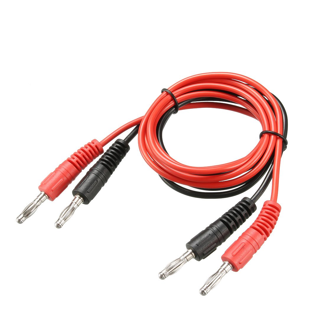 sourcingmap Test Leads 4mm Banana to Banana Plug Male 35 Inch Length 5A