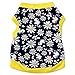 Small Dog Shirt, Voberry® Fashion Summer Pet Dog Girls Flowers T-shirt (S, Yellow)