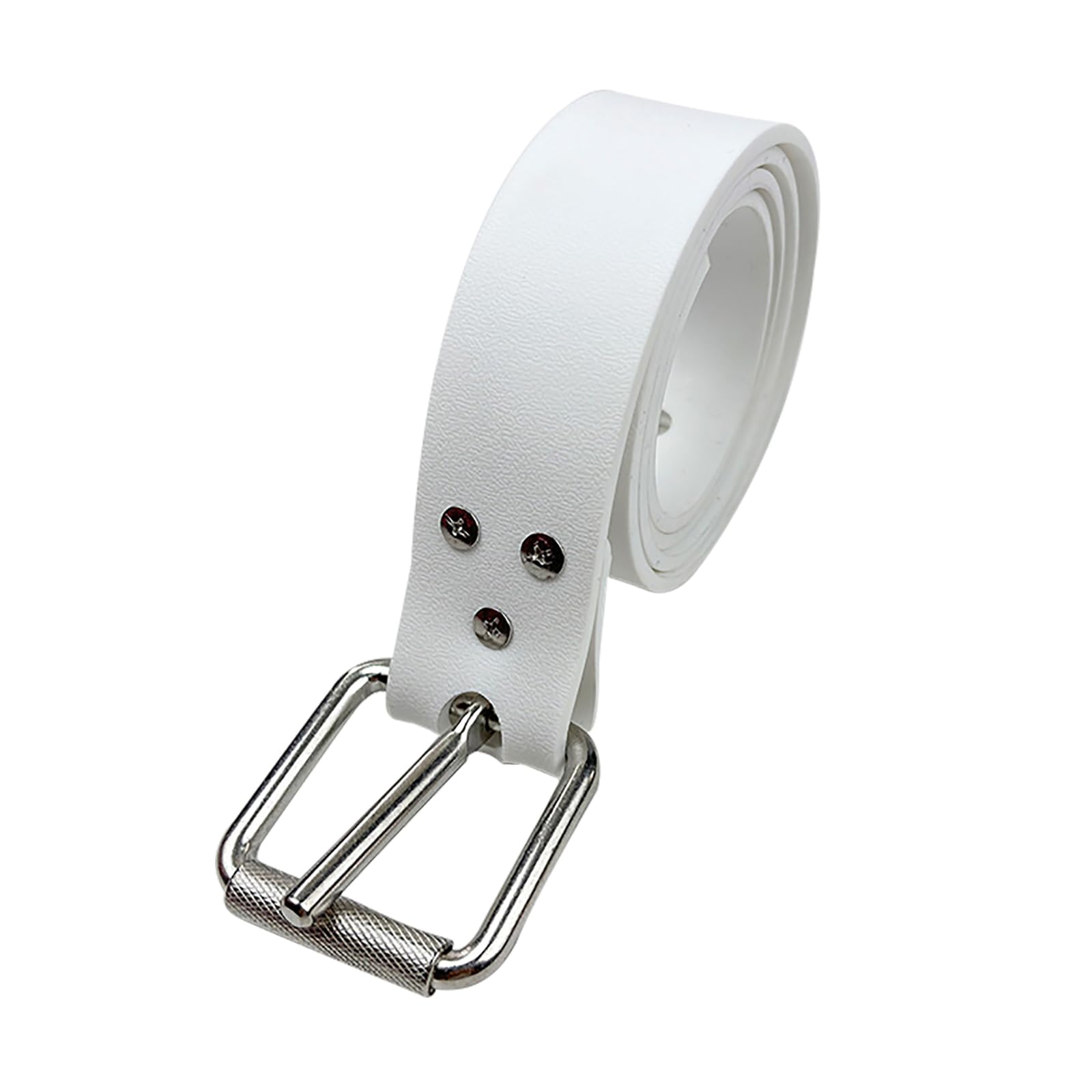 Sea frogs Weight Belt for Free Diving Premium Marseillaise Rubber Belt with Quick-Realease Buckle 135cm Diving Belt (White)