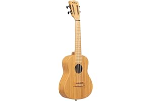 Kala Brand Music Co. Bamboo Collection, 4-String Ukulele, Right, Natural, Concert (KA-BMB-C)