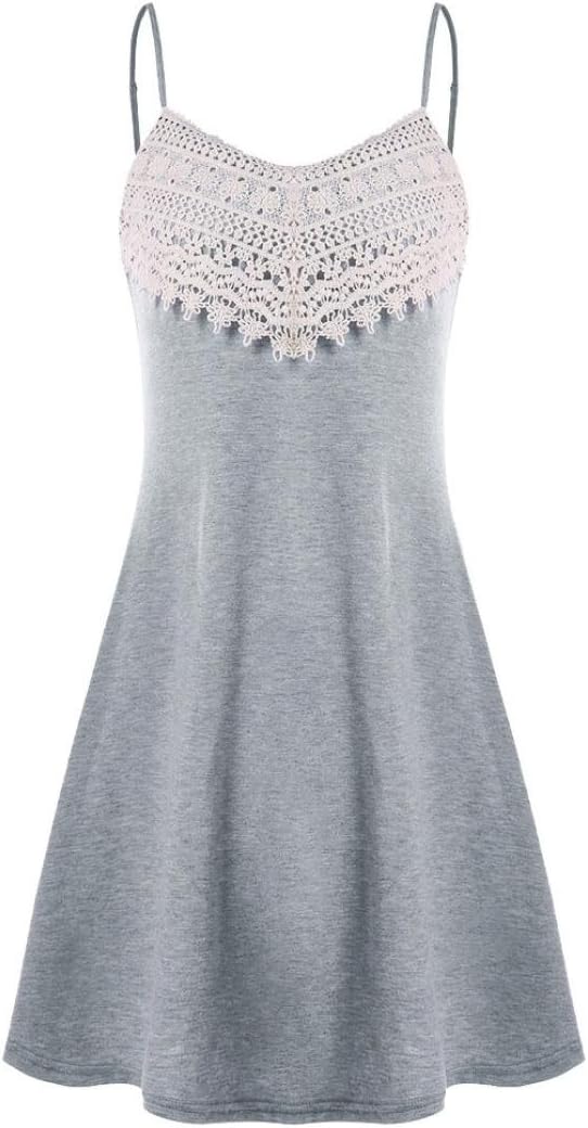 2018 New Women Sleeveless Crochet Lace Camisole Dress Ladies Backless Mini Dress