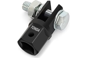 TONDA Scissor Jack Drill Adapter for 1/2 Inch Impact Wrench or 13/16 Inch Lug Wrench