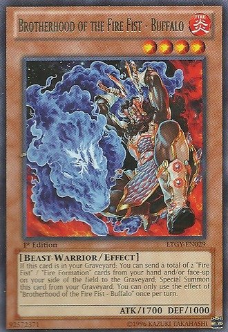 Yu-Gi-Oh! - Brotherhood of the Fire Fist - Buffalo (LTGY-EN029) - Lord of the Tachyon Galaxy - Unlimited Edition - Rare