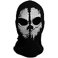 Lyxaof Ghost Balaclava Skeleton Ski Mask Ghost Cod Halloween Cosplay Costume Ghost Balaclava MW2 Windproof Face Skull Masks