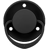 Somniumnight Adult Sized Pacifier for Anxiety: Silicone Round Paci Large Teat Replacement for Seleep - Stress Release Biny Taken Apart and Re-Assembled Gift Idea Black