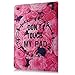 iPad Air 2 Case, YOKIRIN Flip Folio Pretty Rose with Card Slots [Magnetic Closure] Stand Smart Cover Full Body Protective Synthetic PU Leather Cover Skin for iPad Air 2 / iPad 6th Generation