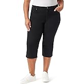 Gloria Vanderbilt Womens Amanda Capri with High Rise Straight Standard