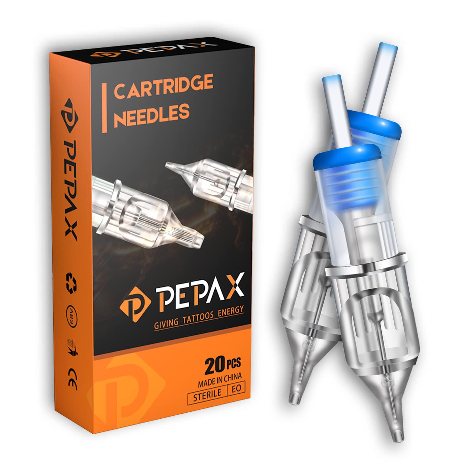 Cartridge Needles - PEPAX 20 Pieces 1209RS Cartridges — image 1