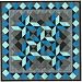 Easy Quilt Kit Tumbling Pinwheels