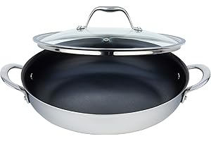 Meyer - DynastyClad Stainless Steel Non-Stick Everyday Pan with Lid, Induction Compatible (32cm/12.5in)