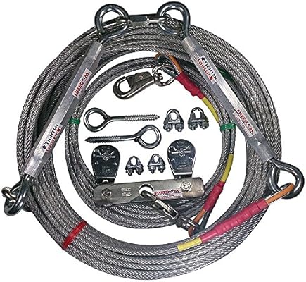 freedom aerial dog run cable