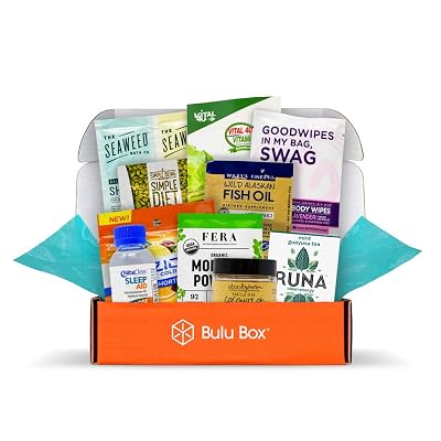 Bulu Box XL - Try Vitamins, Supplements, and Healthy Snacks, for Men and Women, at Least 10 Samples in Every Box