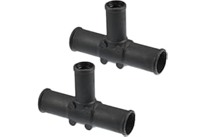 X AUTOHAUX 2 Pcs Heater Hose Tee Connector for Toyota Land Cruiser 1992-2007 for Toyota Sequoia 2001-2007 for Toyota Sienna 2004-2007 HVAC Heater Hose Tee 87248-60460