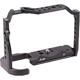 r7 Aluminum Alloy Camera Cage for Canon EOS R7 DSLR Camera Video Bracket Stabilizer with Cold Shoe 1/4" 3/8" Mount for Arca Swiss