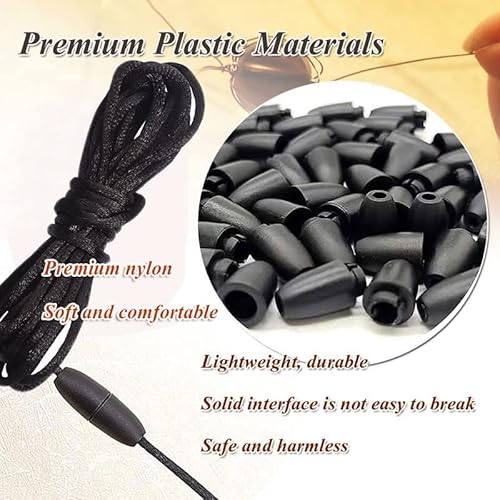 Breakaway Clasps for Lanyard, Plastic Bead Barrel Connectors 30